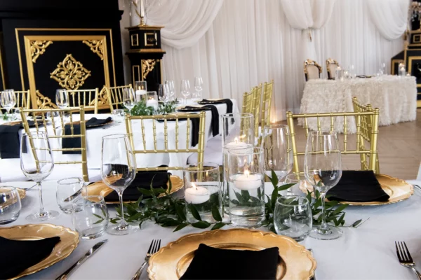 Gallery - Our gallery showcases a variety of photos, including ceremony setups, reception decor, couple portraits, guest interactions, and overall venue ambiance. We feature multicultural weddings, intimate gatherings and traditional celebrations.